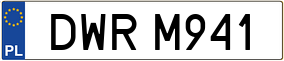 Truck License Plate